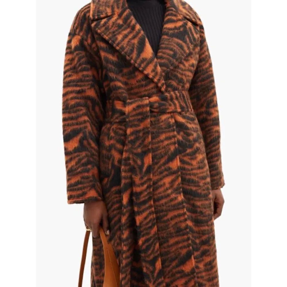 STAND STUDIO Pam wool blend Coat - Rust/Black - Picture 2 of 16